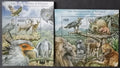 Togo 2011 24€ Africká fauna a flora Etiopské plošiny, Ptáci, Opice