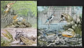 Togo 2011 24€ Africká fauna a flora jižních mokřadů, Ptáci a krabi