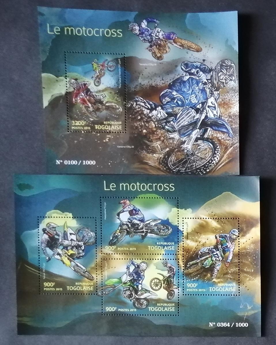 Togo 2015 27€ Motorky a motocykly, Závody a volný čas