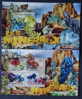 Togo 2016 26€ Minerály a nerosty Afriky, Rubelit, Kavanzit, Síra