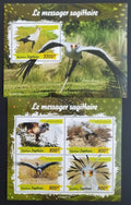 Togo 2019 Fauna země: Hadilov písař a ptáci