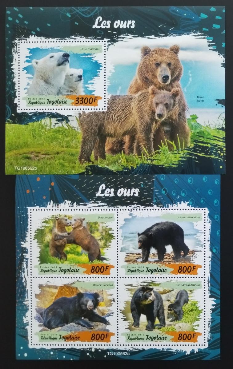 Togo 2019 Fauna země: Medvědi a velcí savci