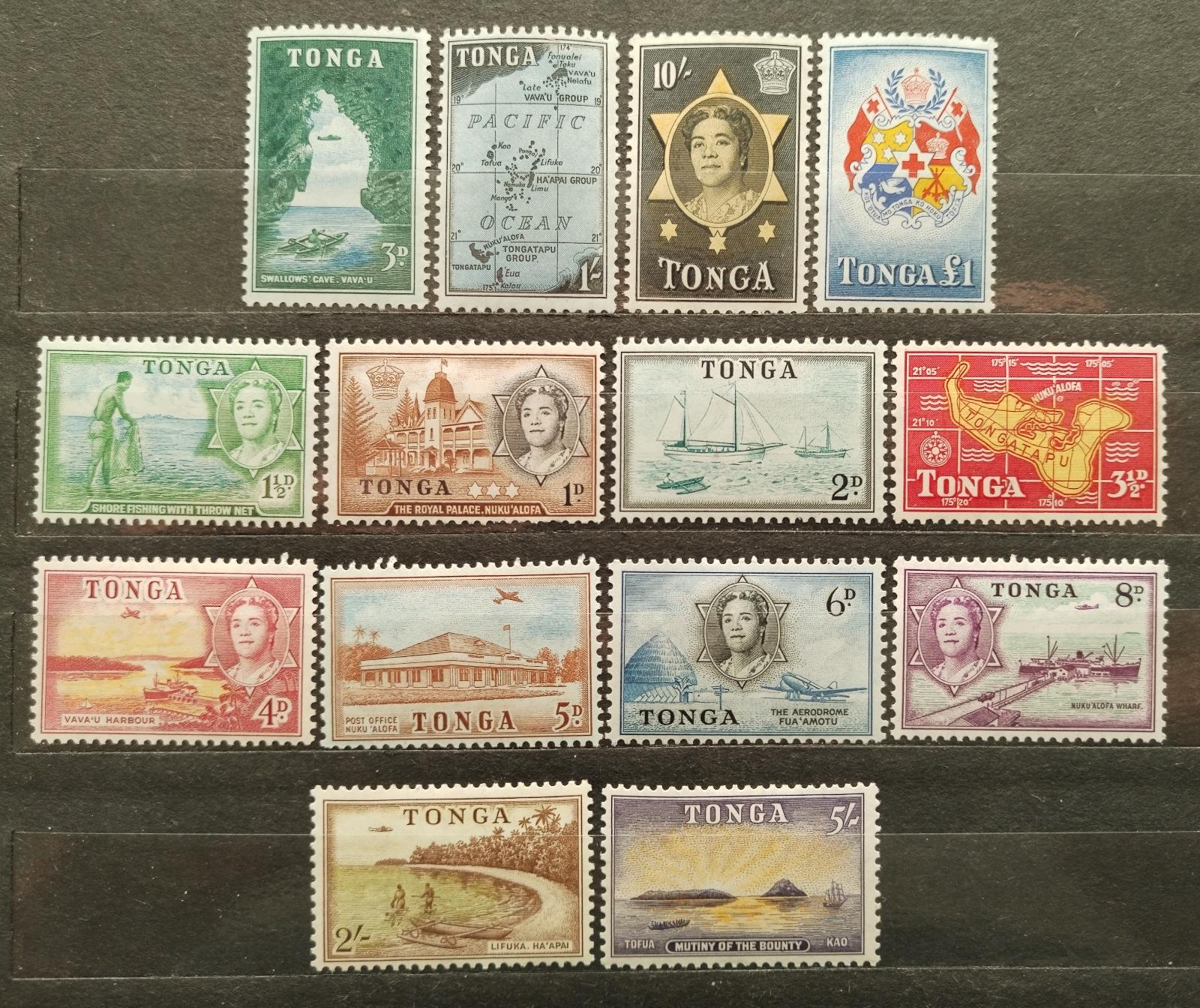 Tonga 1953 75£ Ostrovní definitiva královny Salote