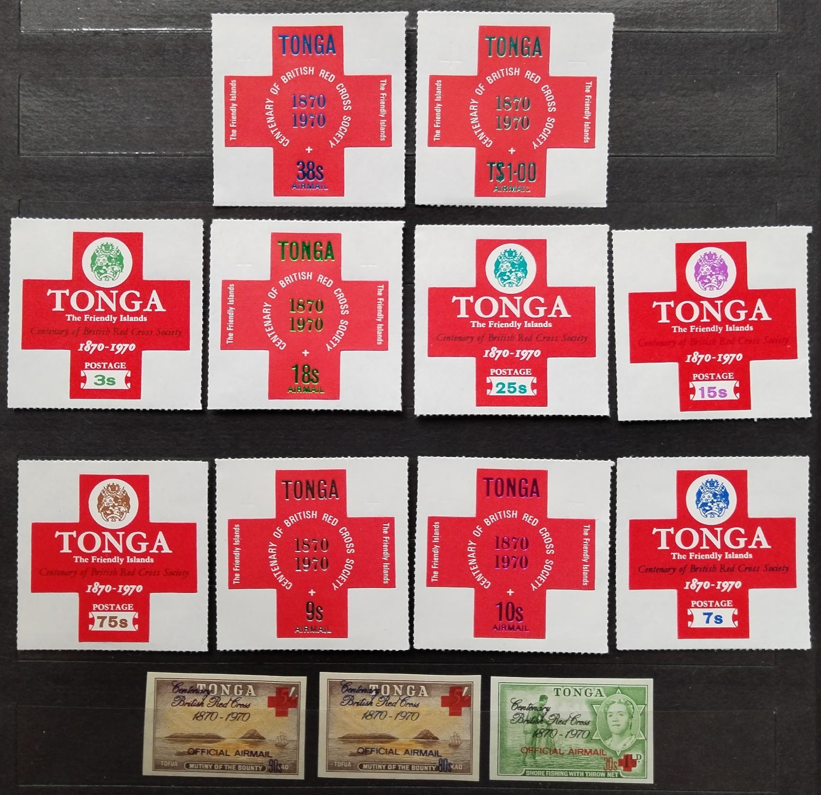 Tonga 1970 48£ Století Červeného kříže