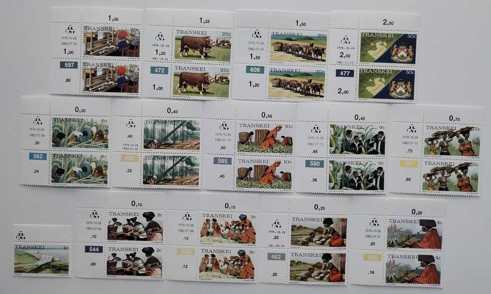 Transkei 1976 Definitiva národních výjevů a kultury P=14 PÁRY -1c není