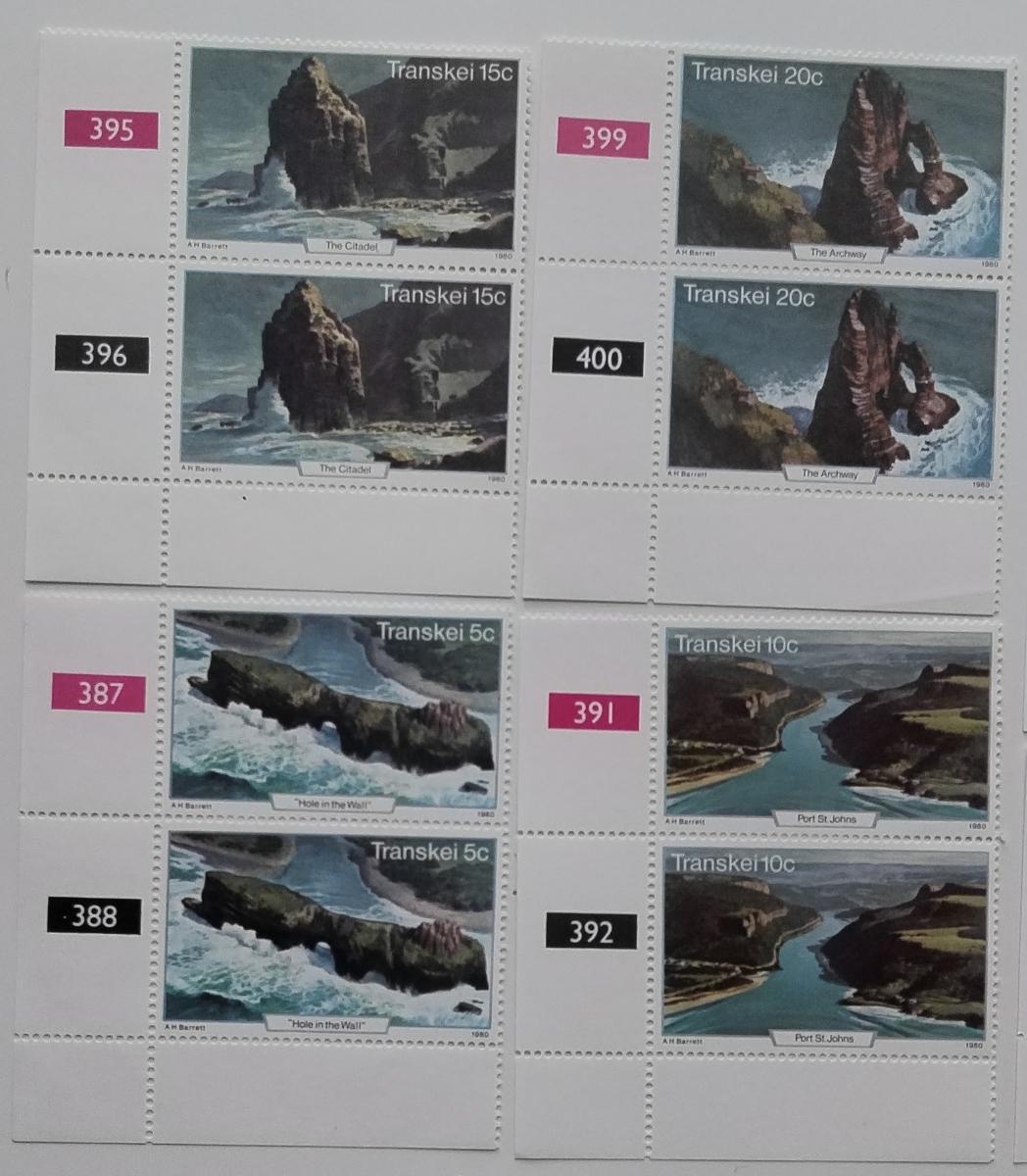 Transkei 1980 Turismus - pobřežní krásy přírody PÁRY