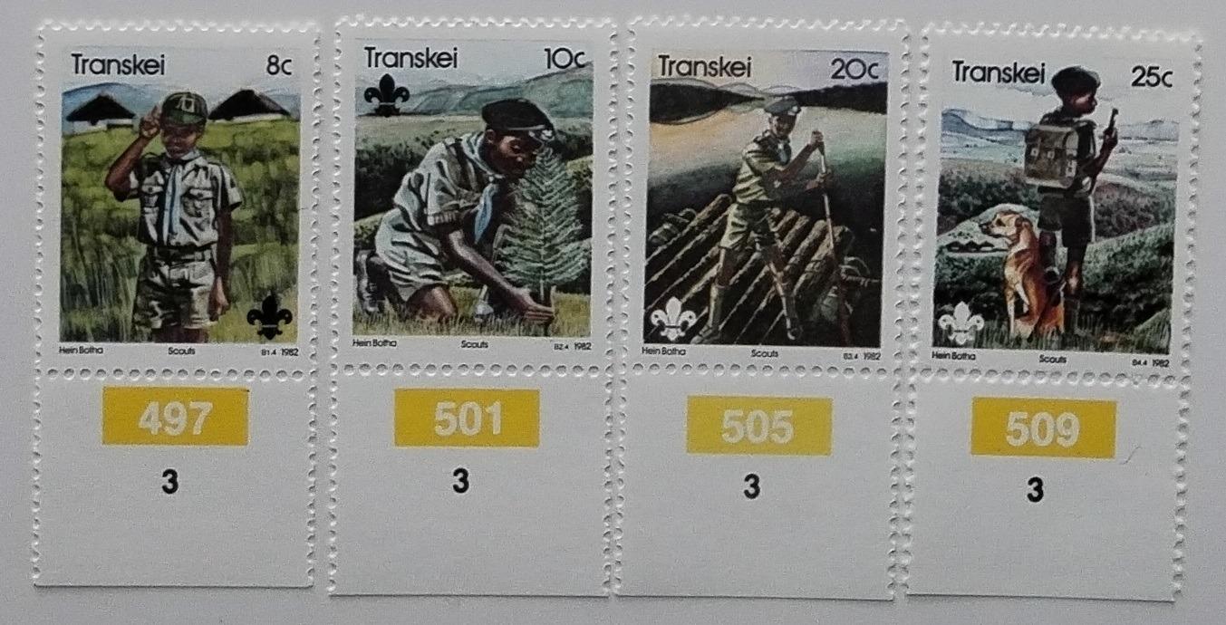 Transkei 1982 Výročí skautingu a volný čas
