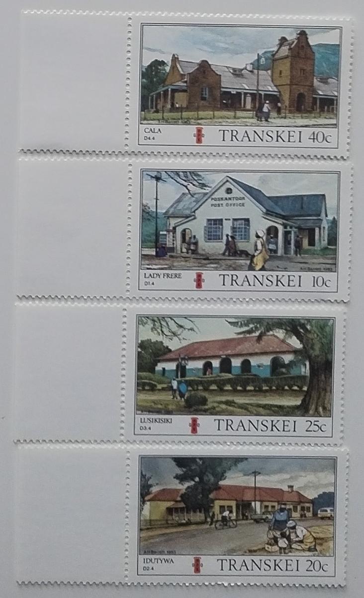 Transkei 1983 Poštovní úřady a stavby země, Pošty