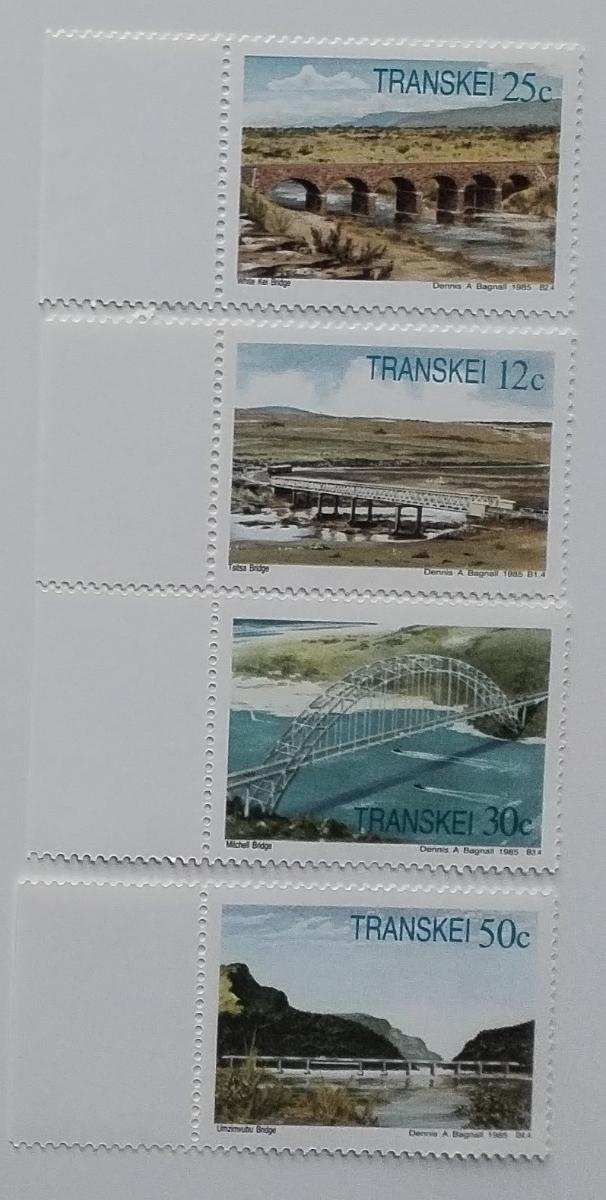 Transkei 1985 Mosty a stavby v zemi