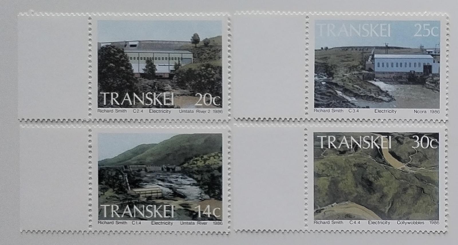 Transkei 1986 Vodní elektrárny a přehrady