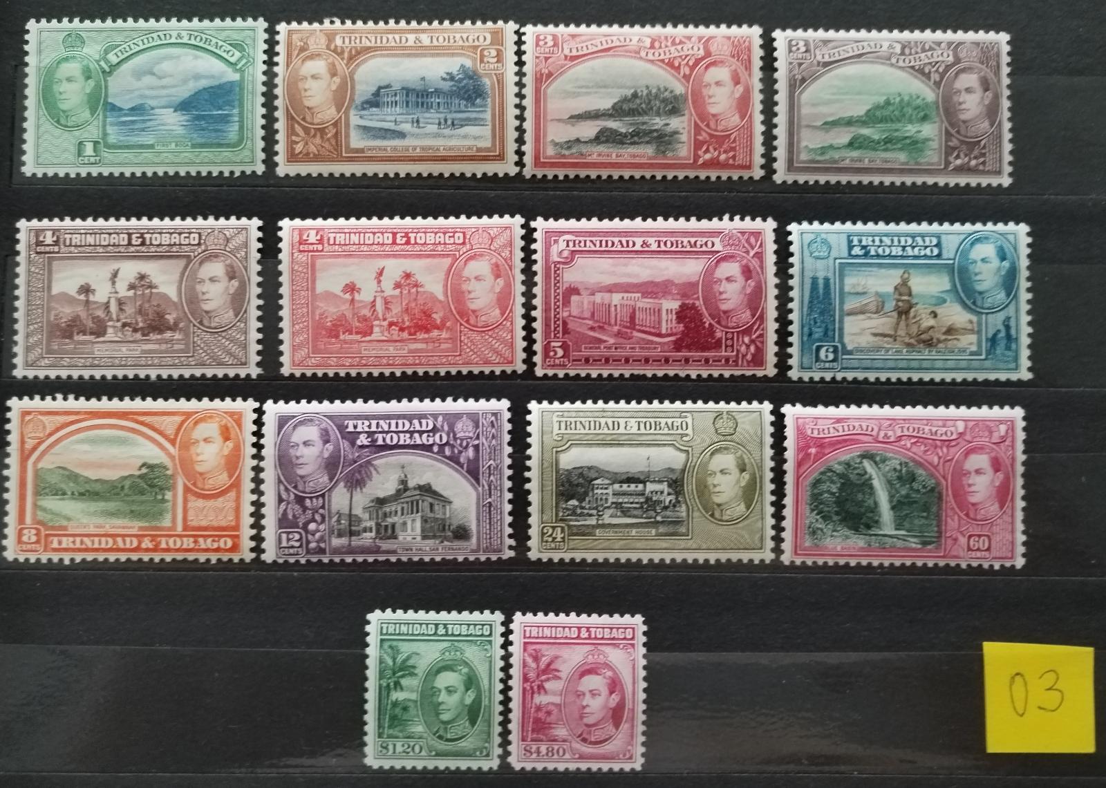 Trinidad a Tobago 110£ Definitiva krále Jiřího VI. popis