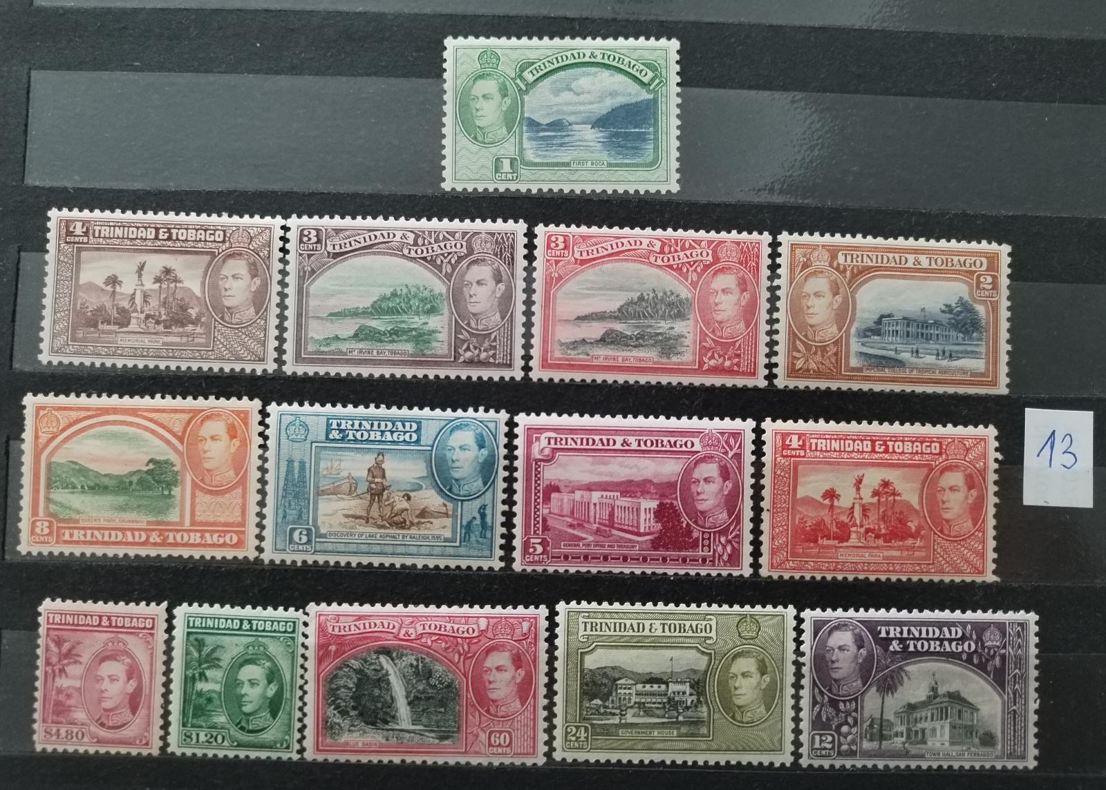 Trinidad a Tobago 1938 110£ Definitiva krále Jiřího VI.