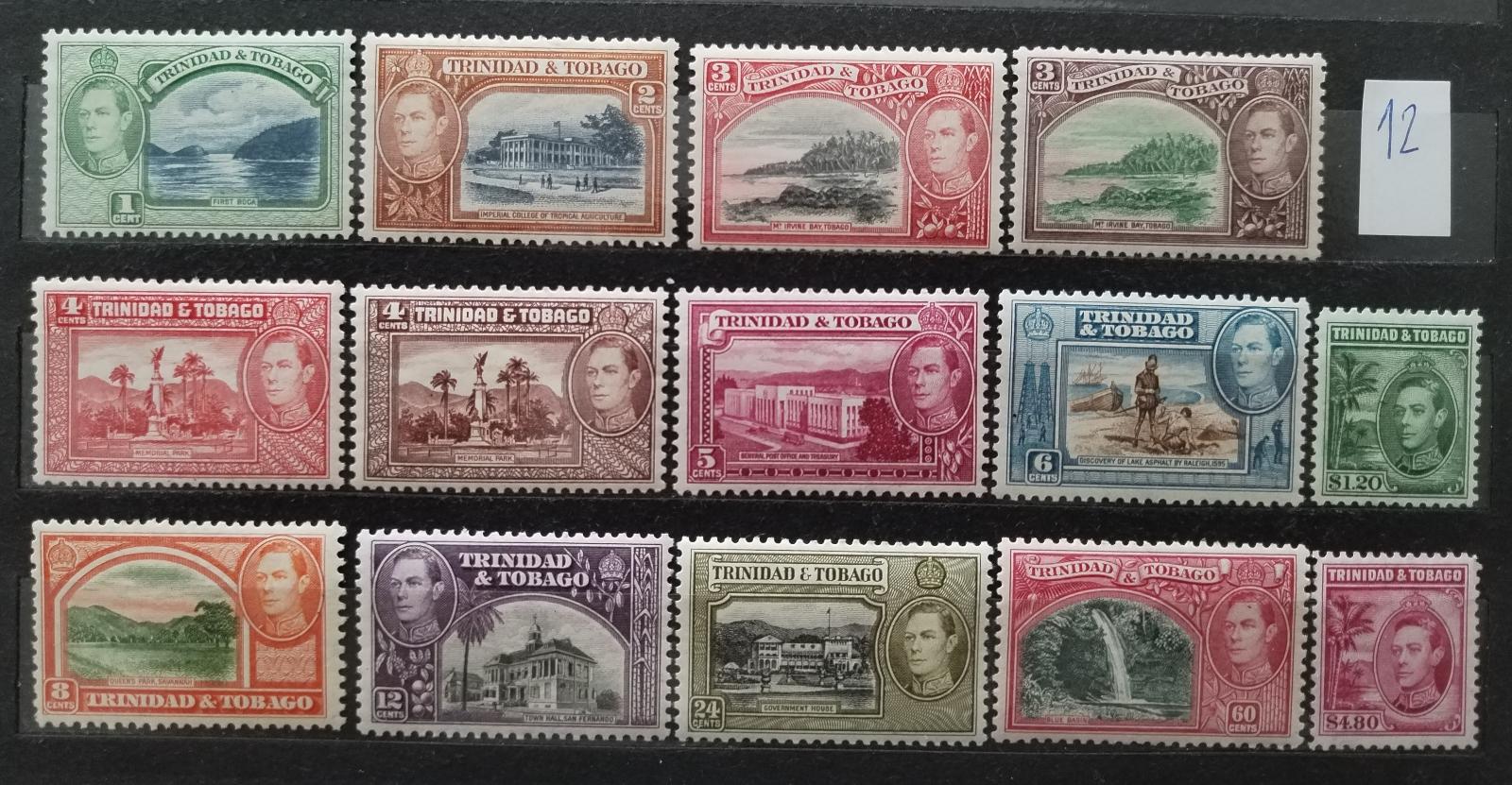 Trinidad a Tobago 1938 110£ Definitiva krále Jiřího VI.