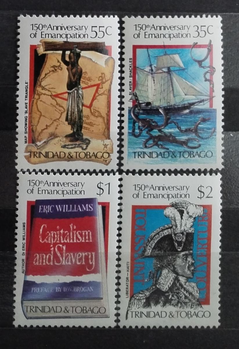 Trinidad a Tobago 1984 Výročí osvobození otroků a historie