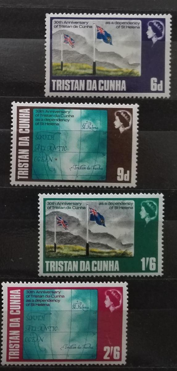 Tristan da Cunha 1968 Výročí ostrovní nezávislosti, Mapy