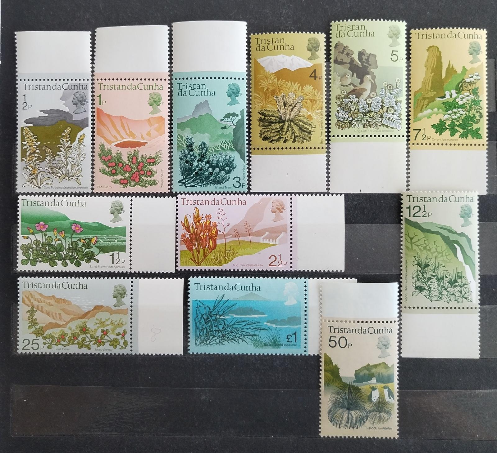 Tristan da Cunha 1972 Definitiva ostrovní květiny a flora