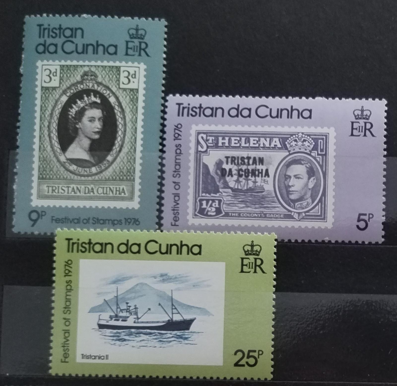 Tristan da Cunha 1976 Den známky