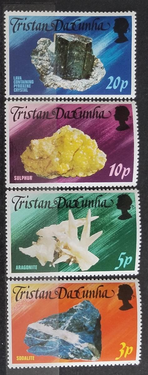 Tristan da Cunha 1978 Minerály a nerosty