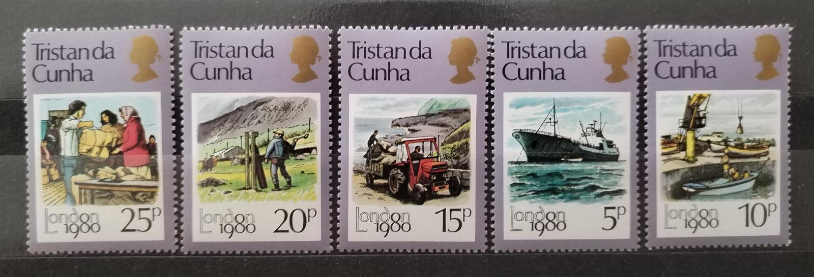 Tristan da Cunha 1980 Výstava LONDON, Poštovní doprava na ostrově