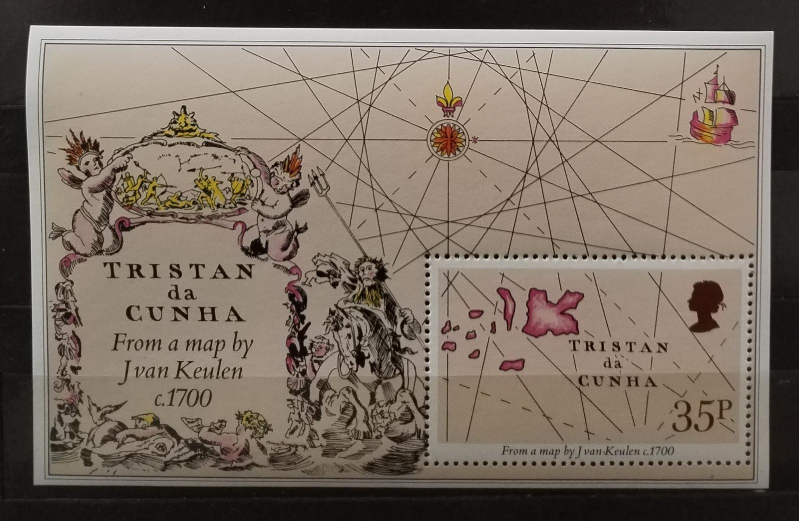Tristan da Cunha 1981 Mapy a kartografie