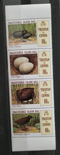 Tristan da Cunha 1981 Ostrovní ptáci a jejich vejce