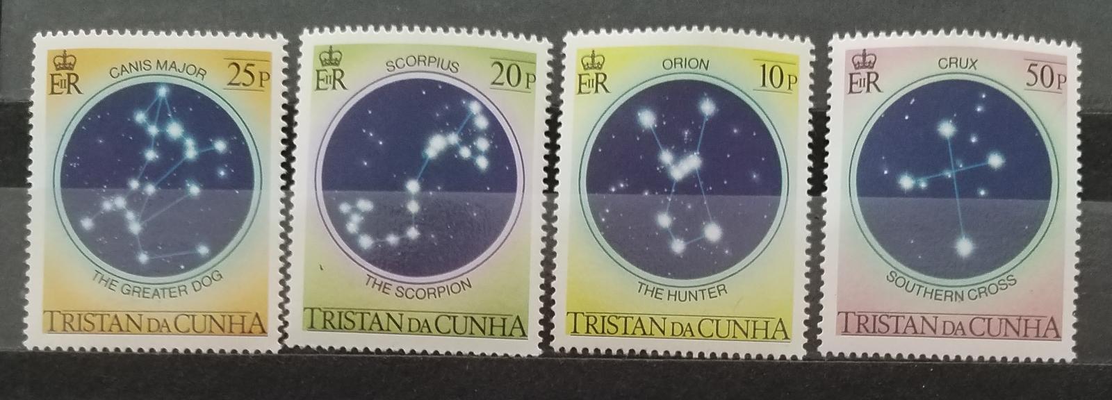 Tristan da Cunha 1984 Souhvězdí a vesmír, kosmos