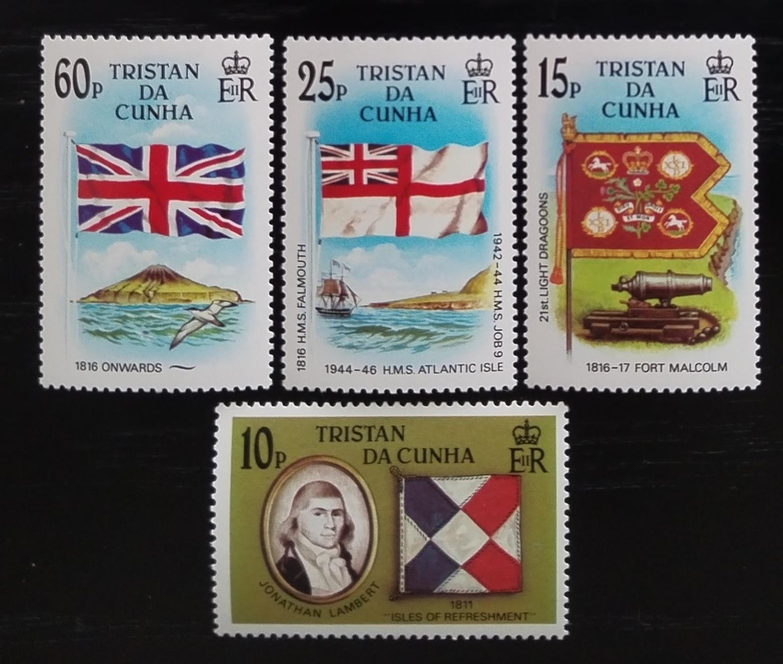 Tristan da Cunha 1985 Vlajky a ostrovní symboly moci