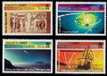 Tristan da Cunha 1986 Halleyova kometa, Vesmír a kosmos