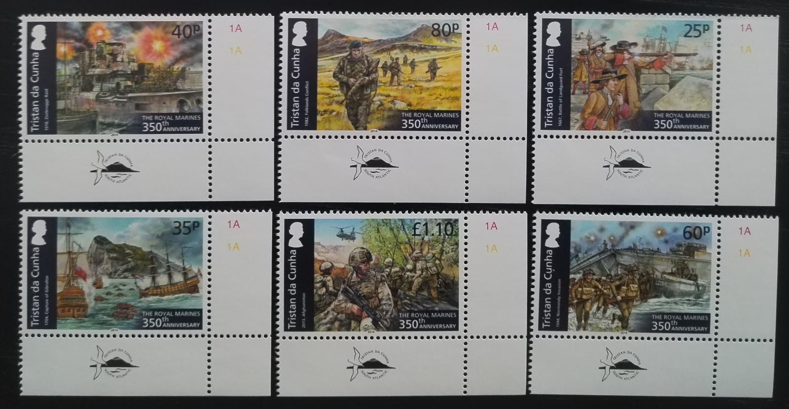 Tristan da Cunha 2014 Královská námořní pěchota a vojenství
