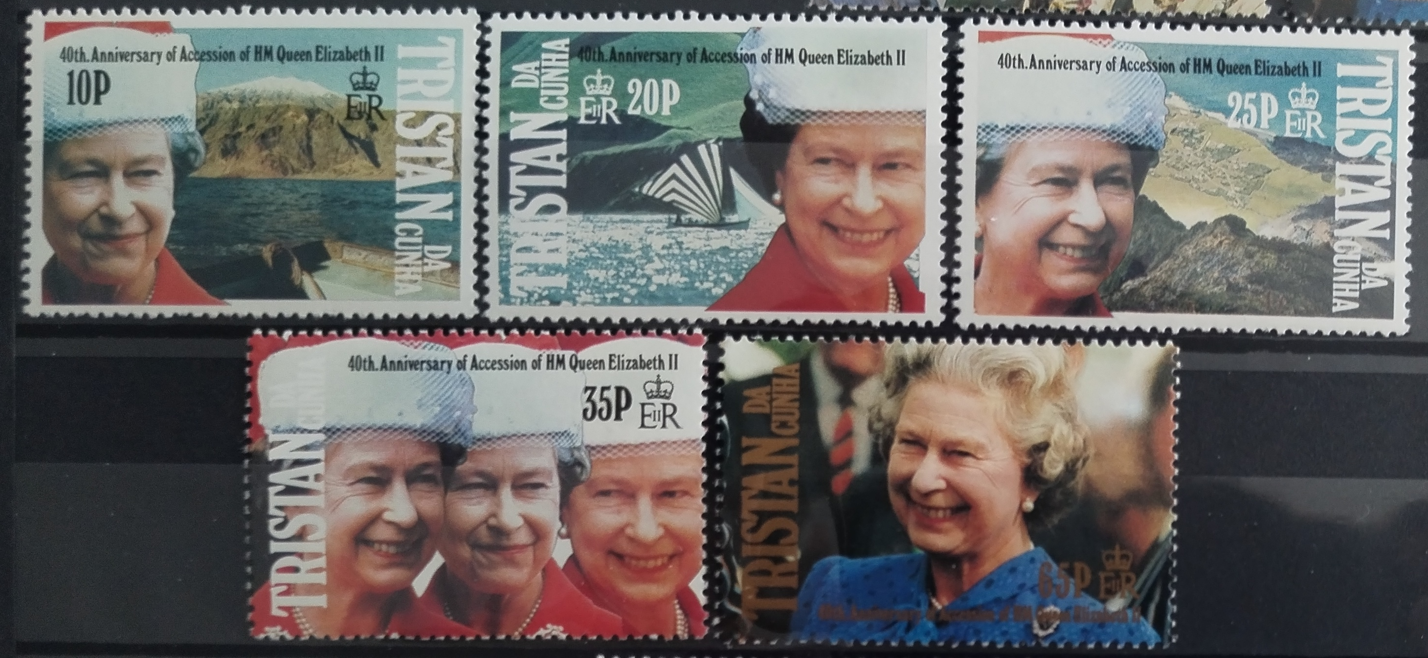 Tristan da Cunha 1992 Výročí vlády královny