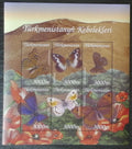 Turkmenistán 2002 Mi.154-9 9€ Motýli Střední Asie, hmyz