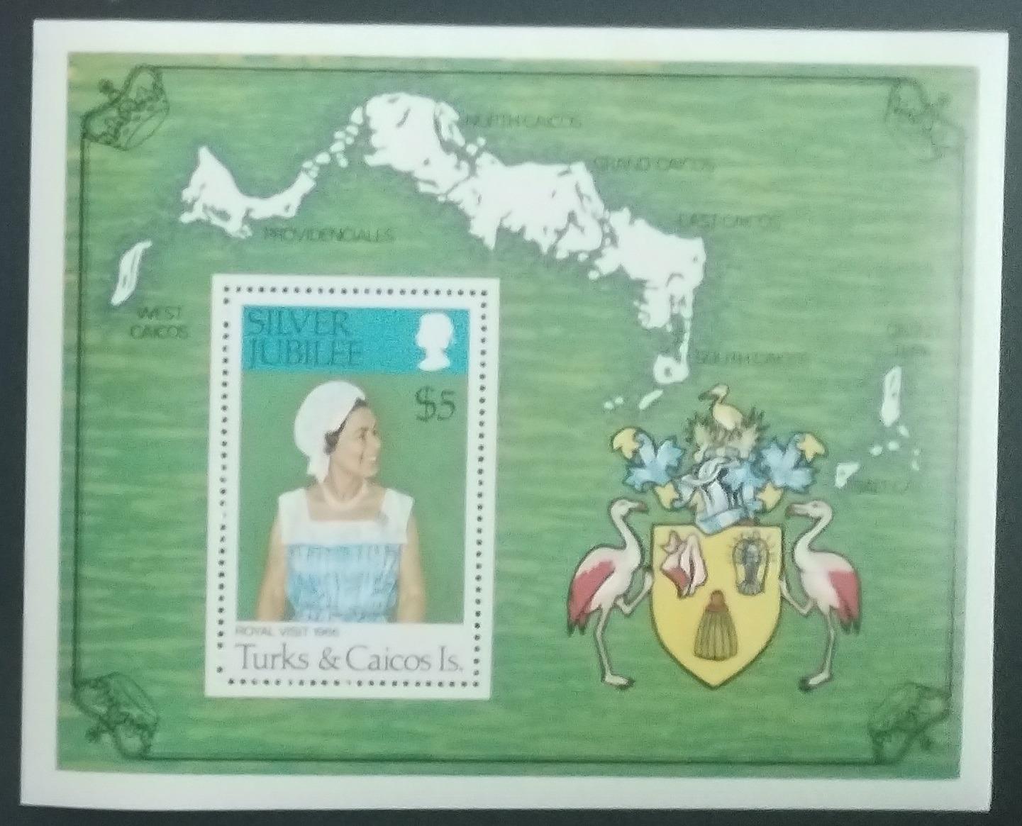 Turks a Caicos ostrovy 1977 Výročí vlády královny Alžběty II.