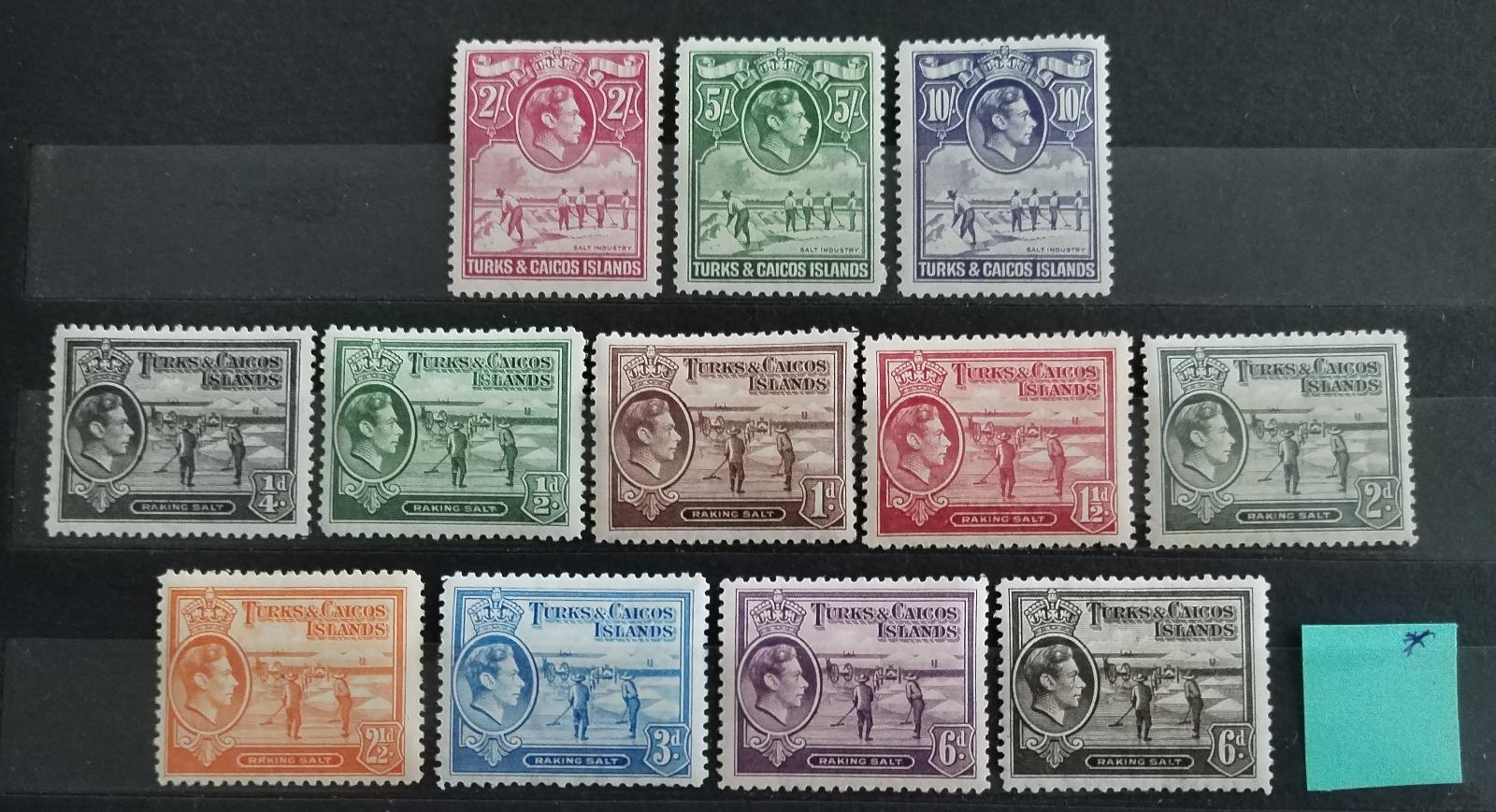 Turks & Caicos 1938-5 130£ Definitiva krále Jiřího VI. (bez 1s)