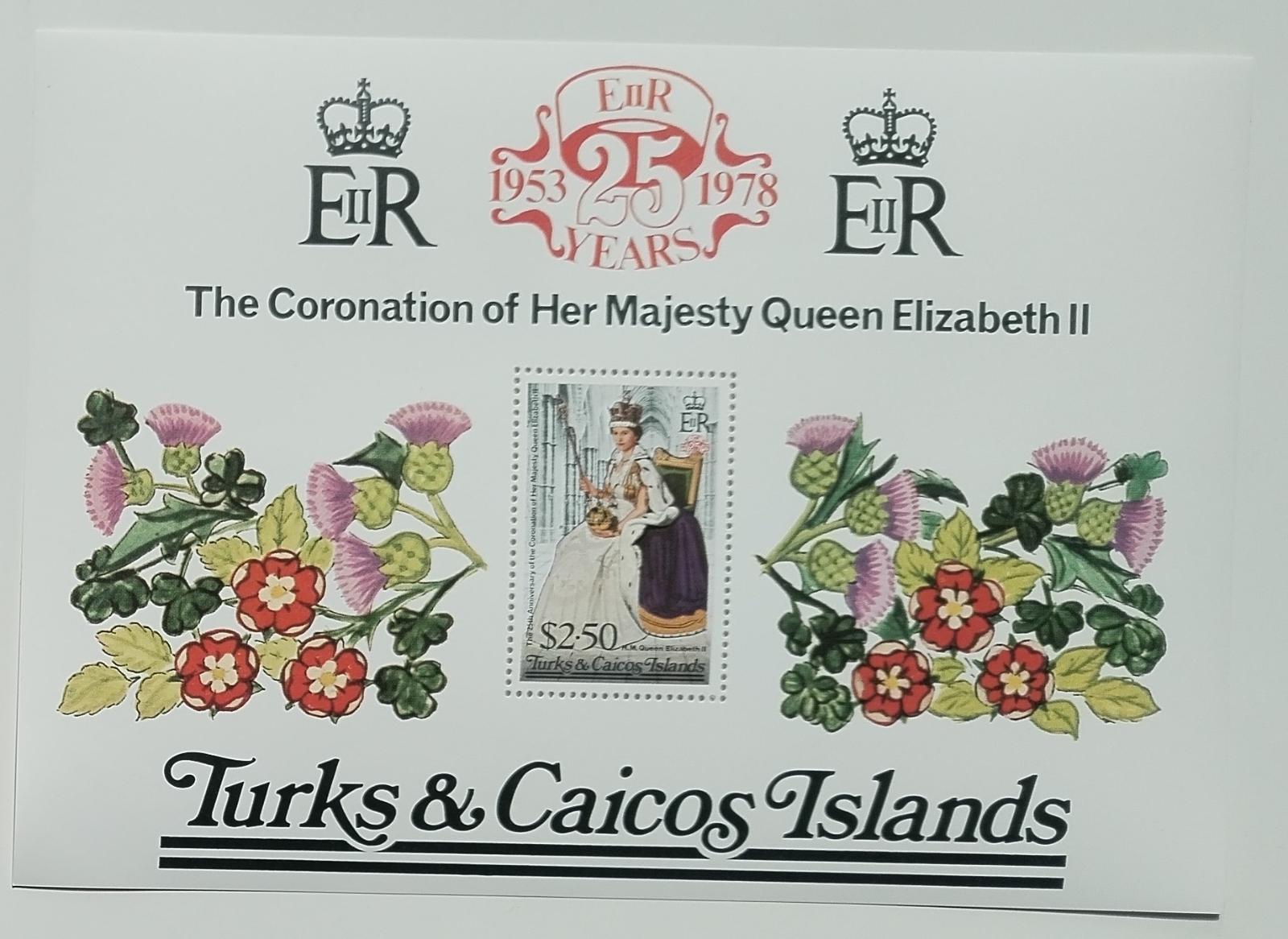 Turks & Caicos 1978 Výročí korunovace královny Alžběty II.