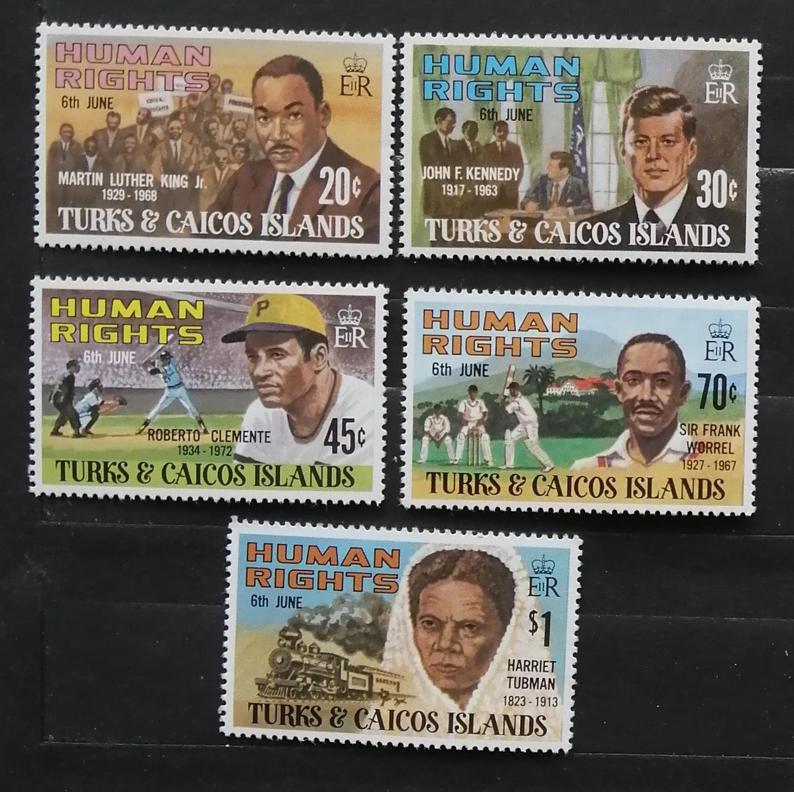 Turks & Caicos 1981 5,5€ Významné osobnosti lidských práv