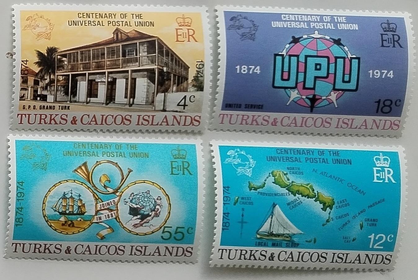 Turks & Caicos 2014 Století Světové poštovní unie, UPU