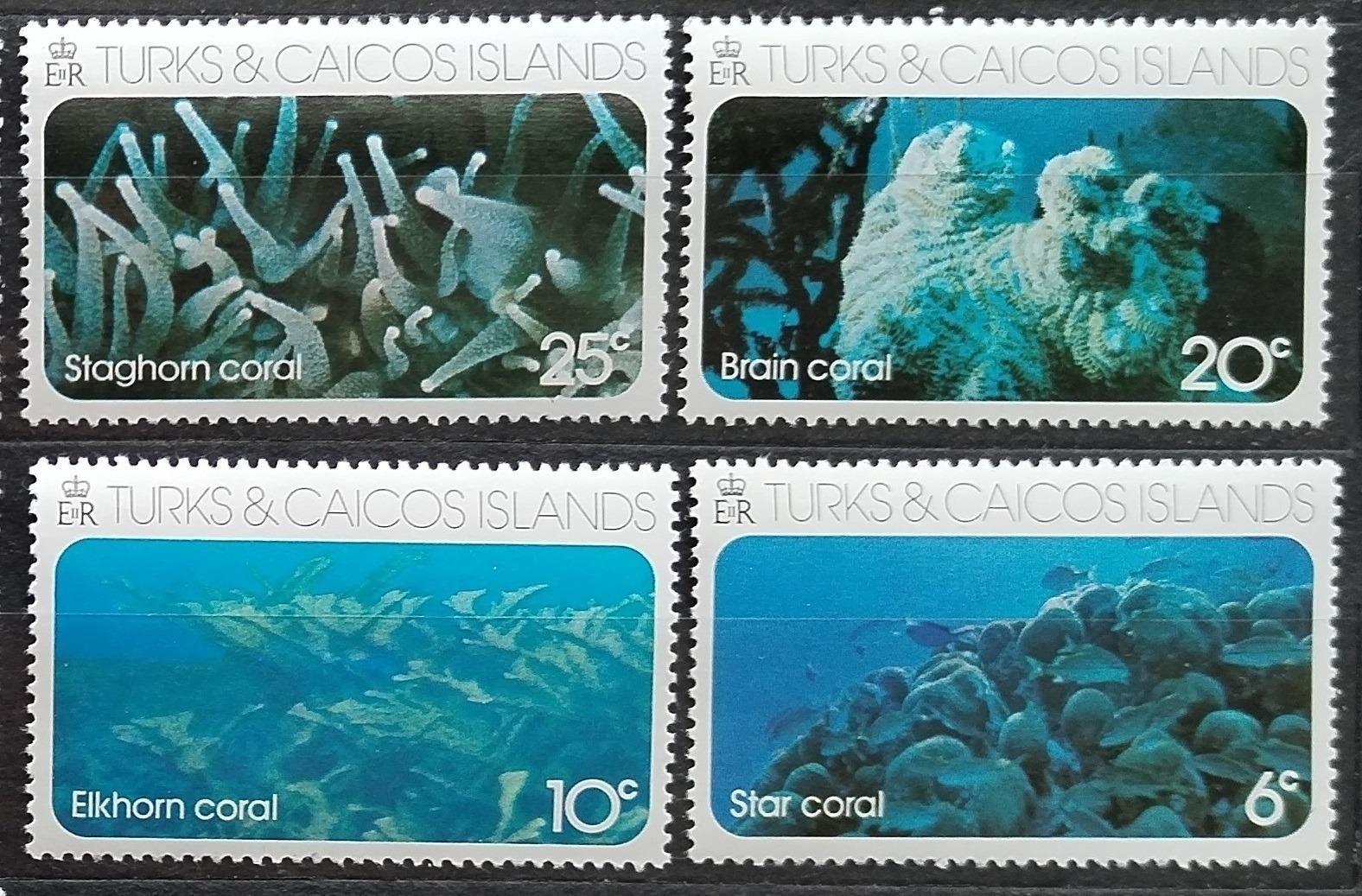Turks & Caicos ostrovy 1975 Ostrovní korály a mořská fauna