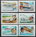 Turks & Caicos ostrovy 1978 Výročí prvního letu, Historická letadla