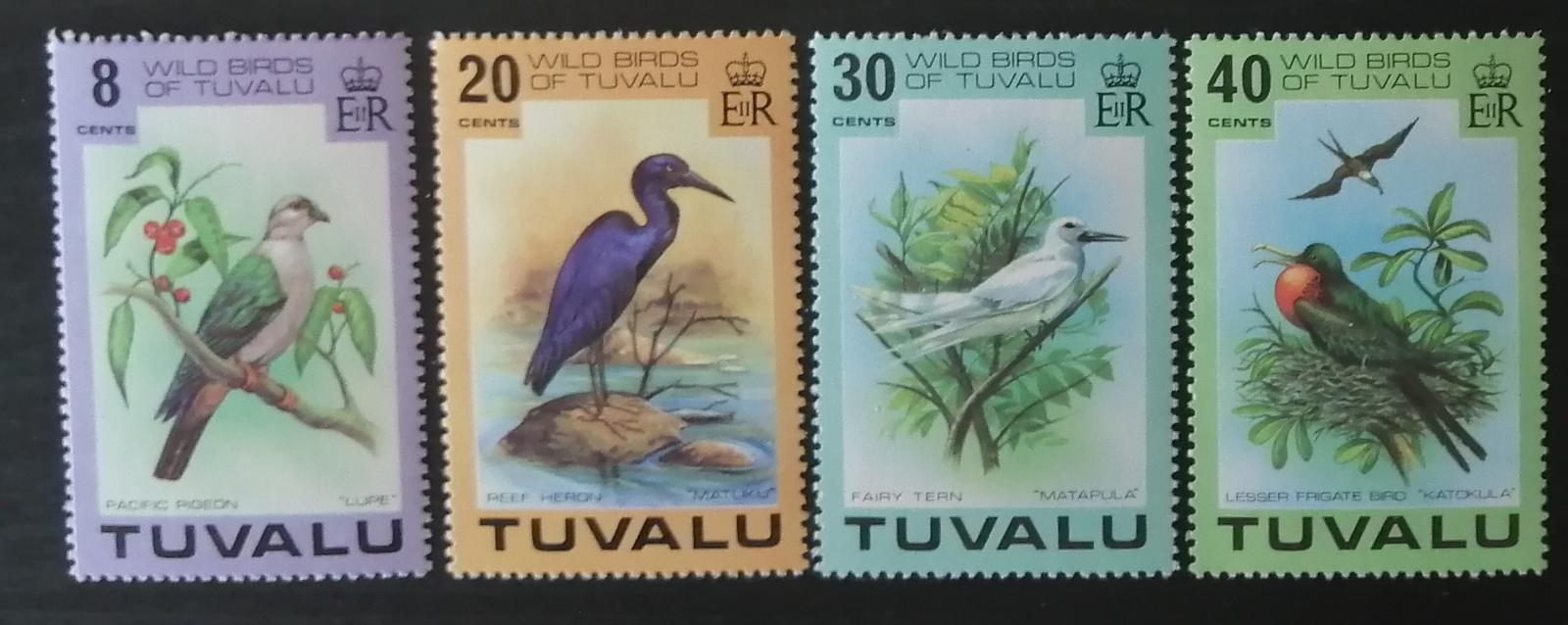 Tuvalu 1978 8,5€ Ptáci ostrova a fauna Pacifiku
