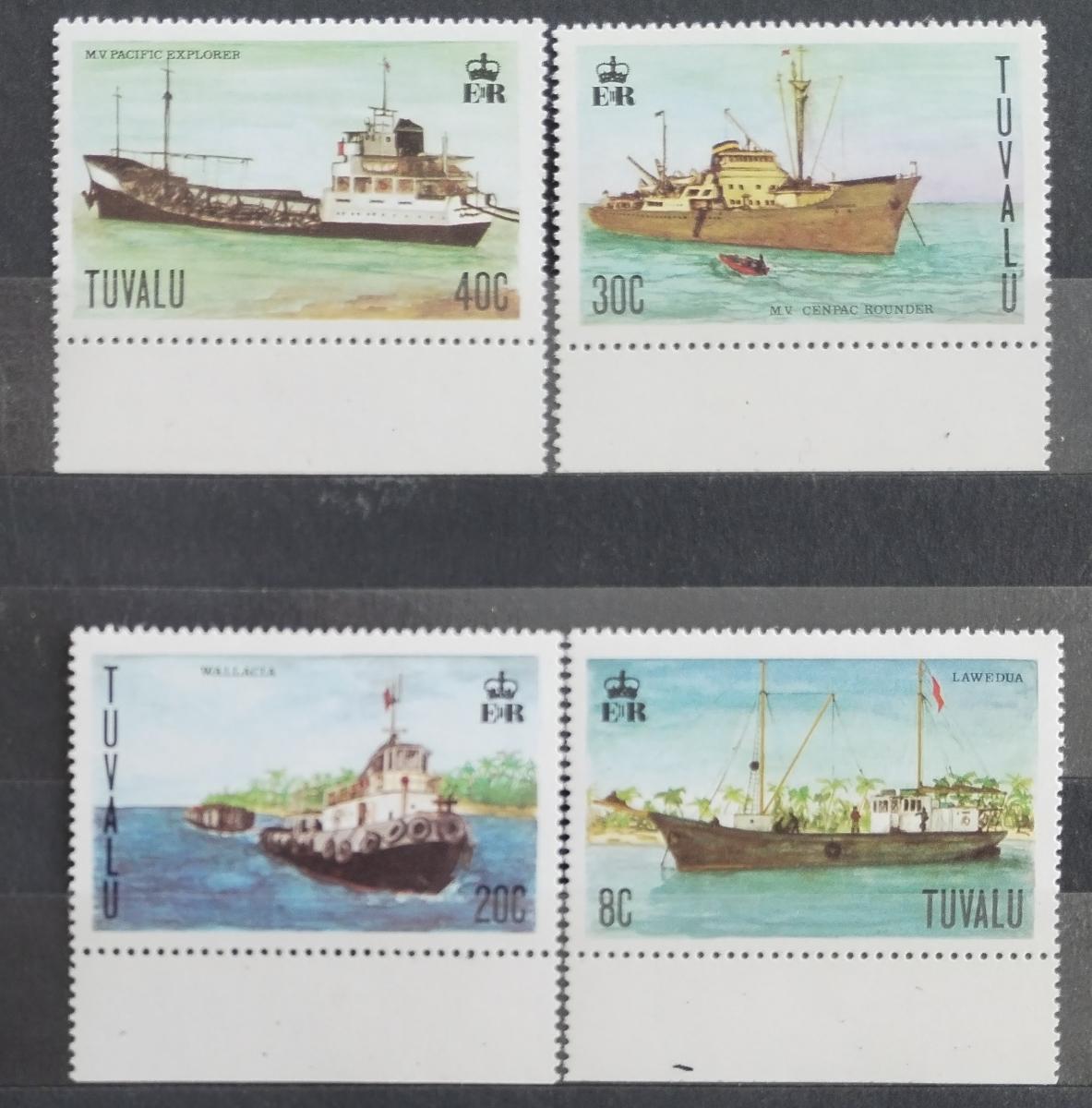 Tuvalu 1978 Lodě a doprava Pacifiku