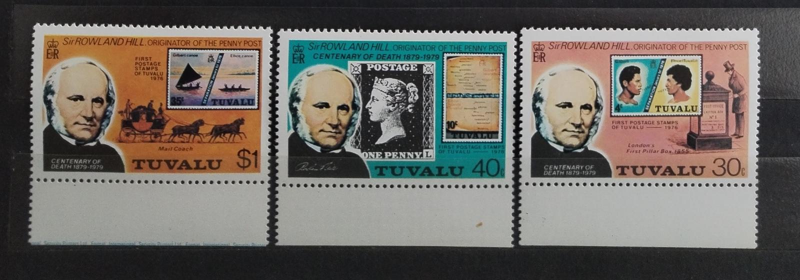 Tuvalu 1979 Výročí sira Hilla, známky