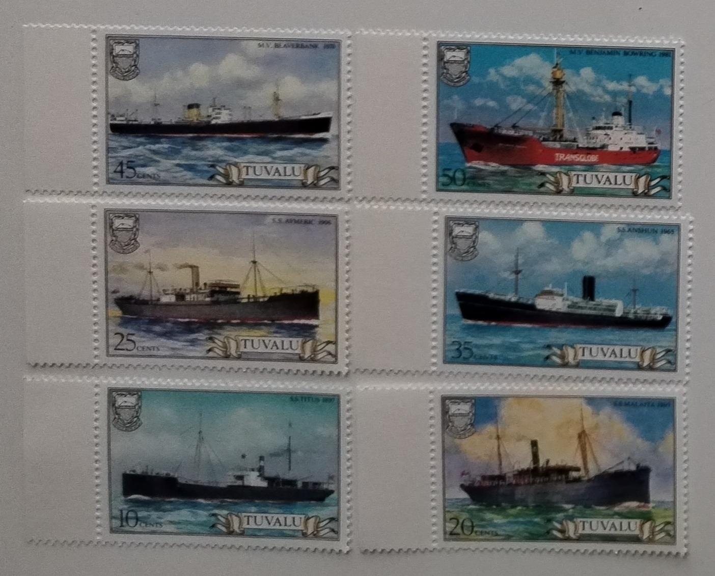 Tuvalu 1984 Moderní lodě a plavidla, Doprava