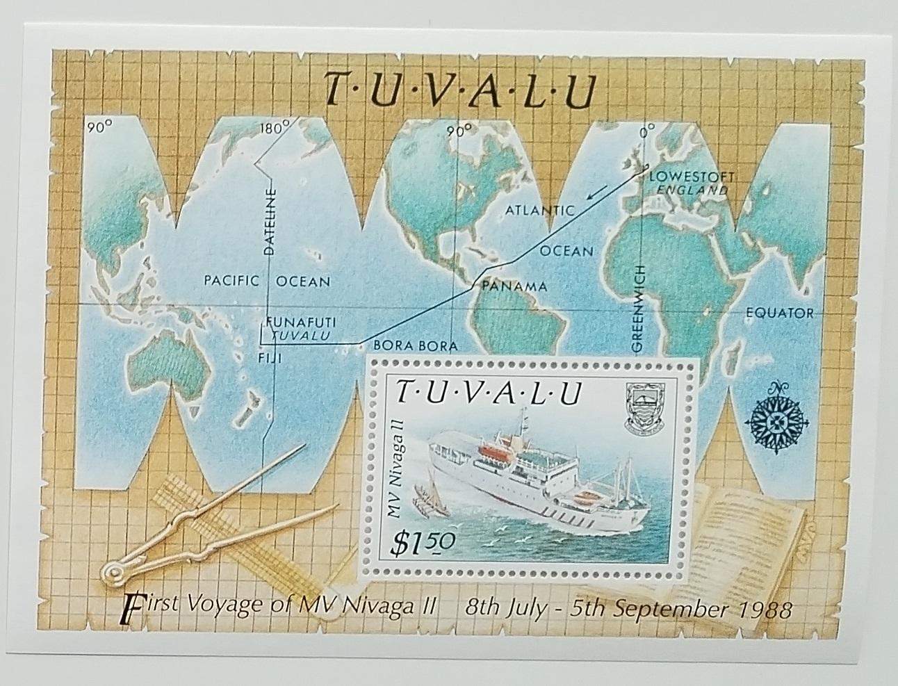 Tuvalu 1989 Ostrovní lodě Nivaga, Doprava