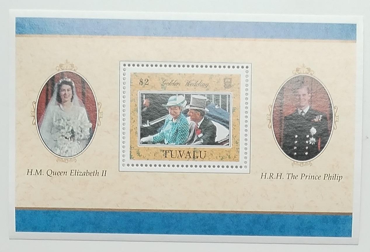 Tuvalu 1997 50 let svatby královny a prince Filipa