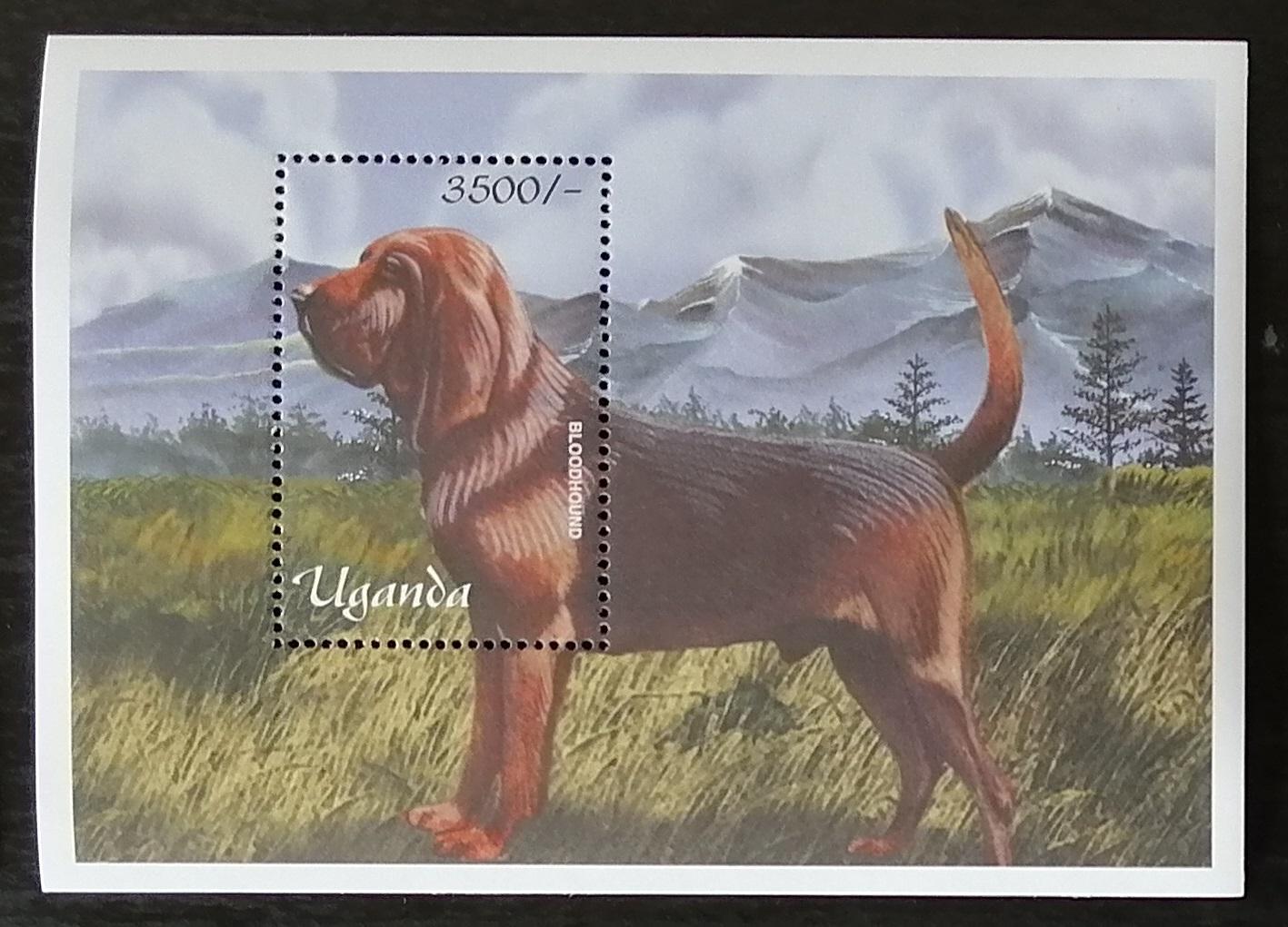Uganda 2001 Bl.337 6,5€ Psi a jejich rasy, domácí fauna