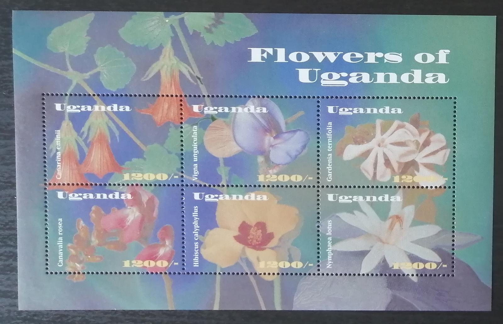 Uganda 2002 Mi.2484-9 12€ Květiny a flora Ugandy a Afriky