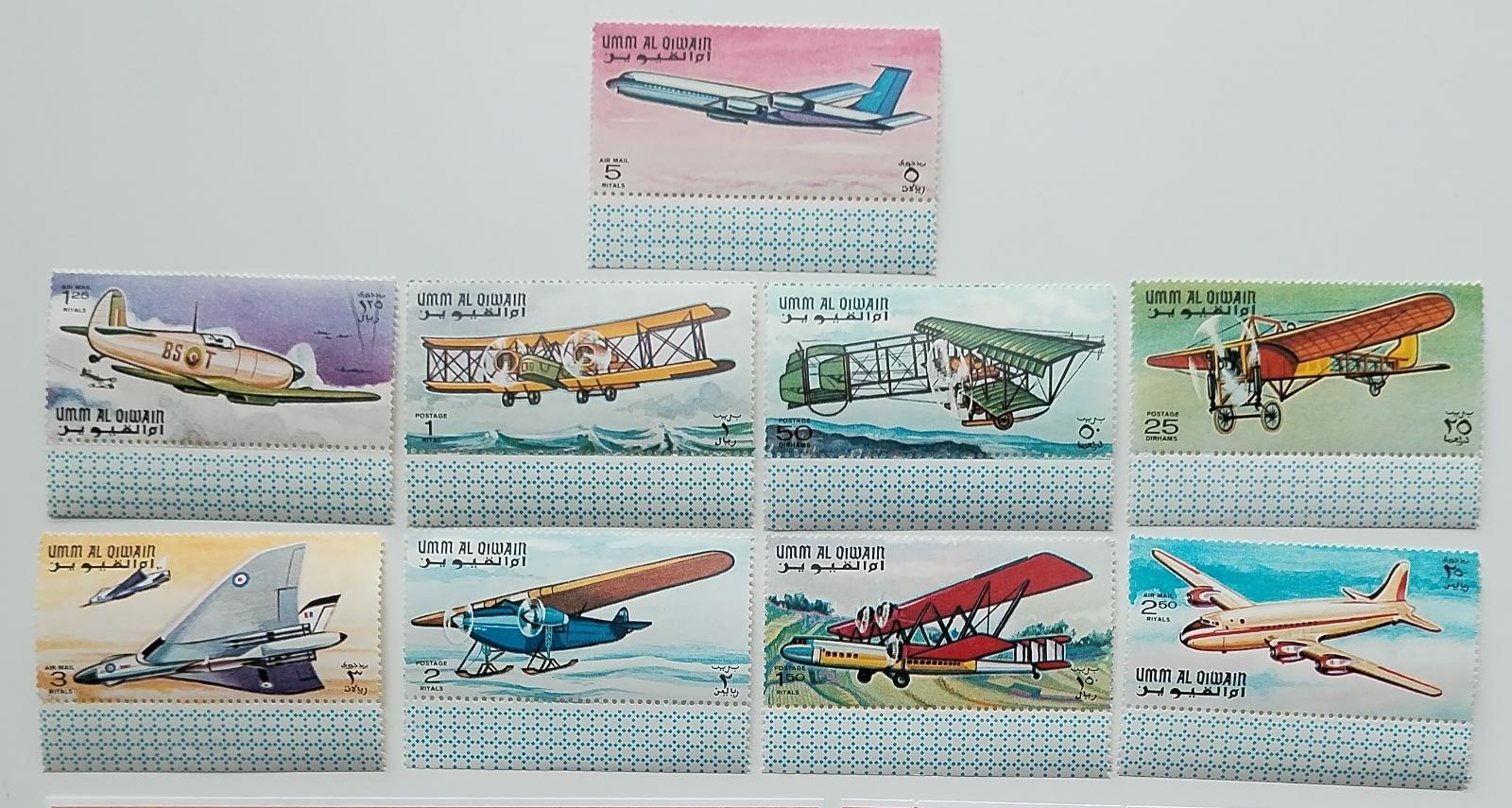 Umm al-Kuvajn 1968 Mi.296-4A 8,5€ Letadla a jejich historie, Doprava