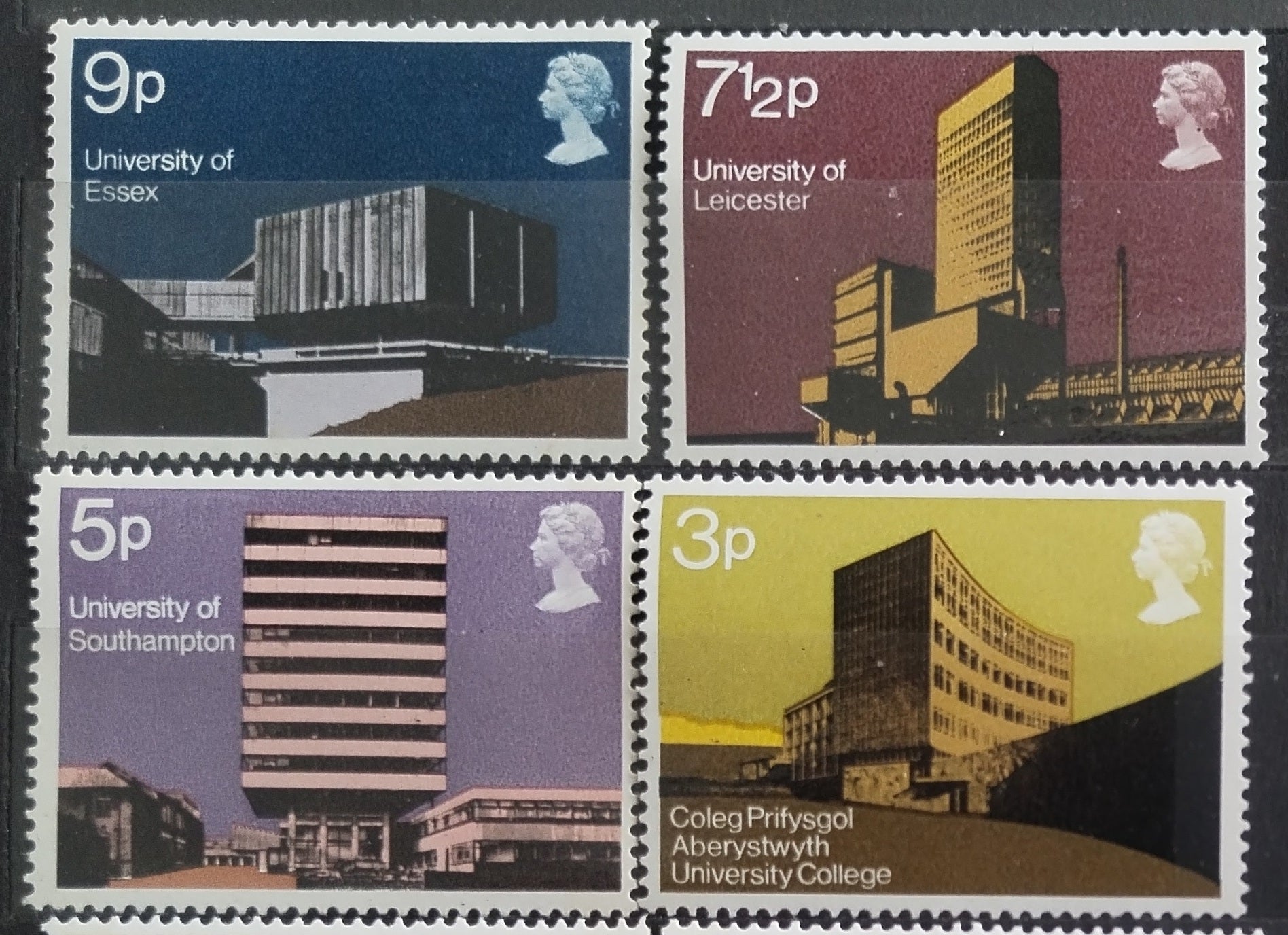Velká Británie 1971 Univerzity