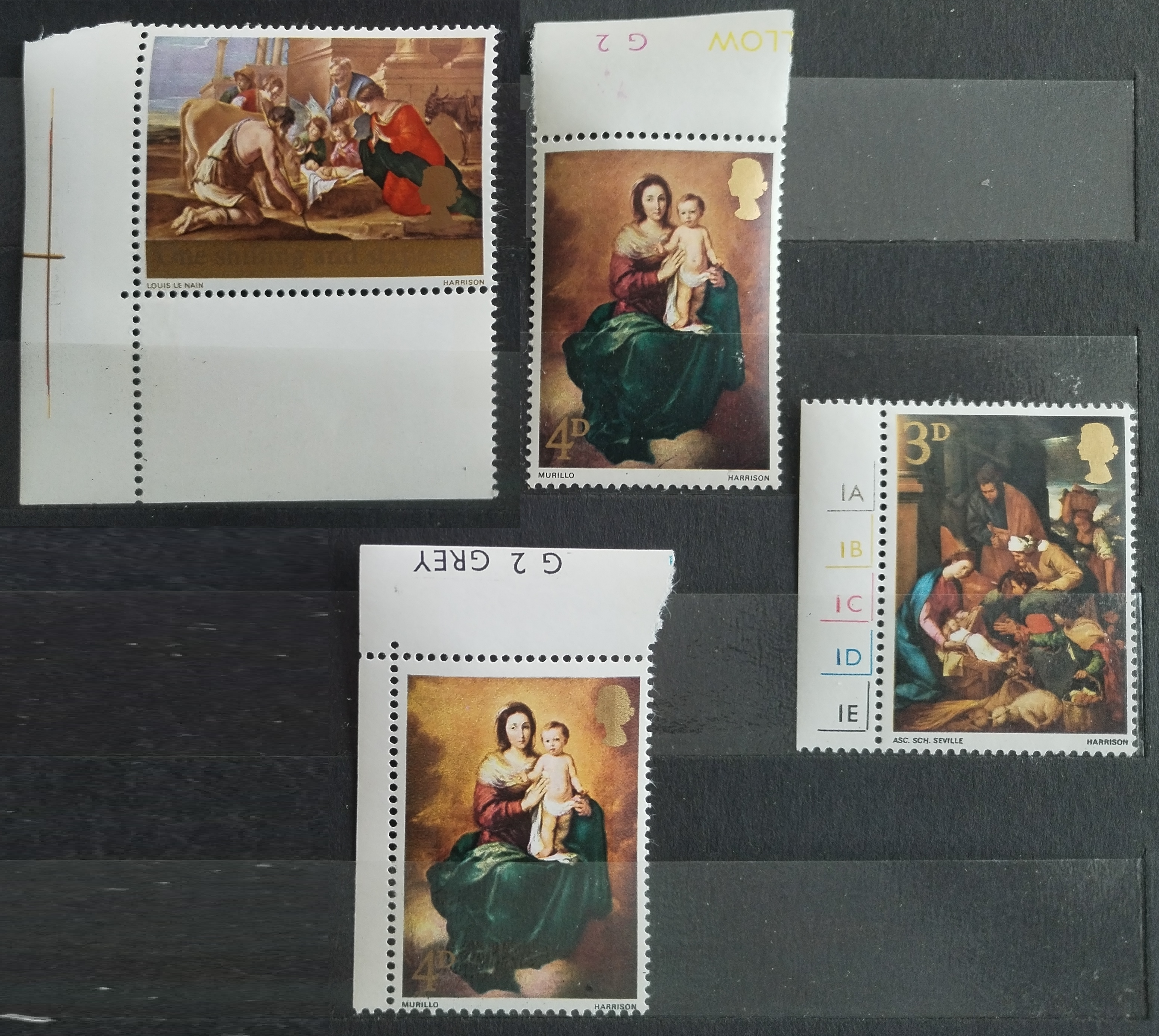Velká Británie 1967 Vánoce + odstín 4d