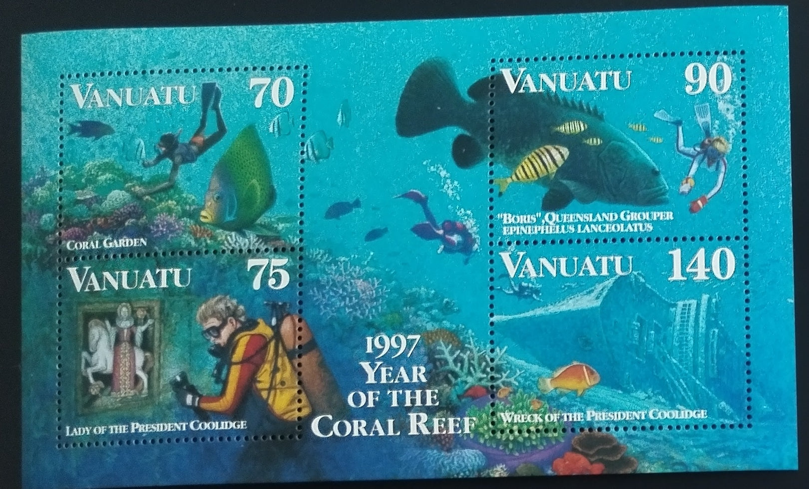 Vanuatu 1997 Marine fauna and fish